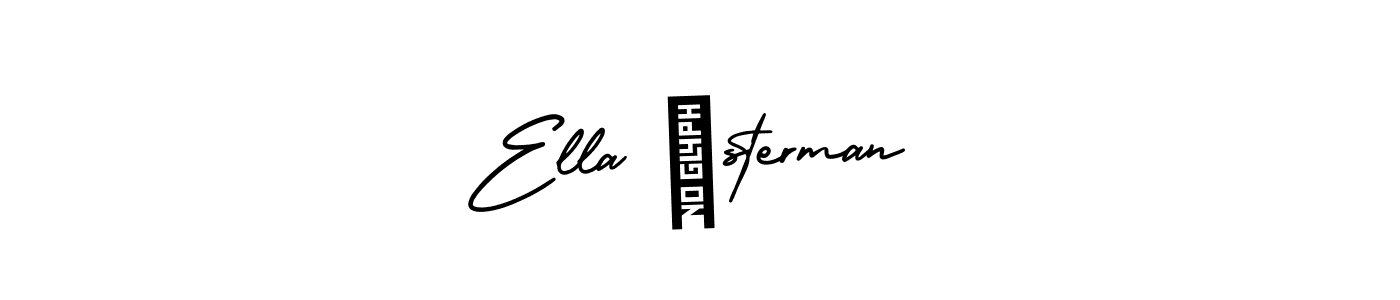 Design your own signature with our free online signature maker. With this signature software, you can create a handwritten (AmerikaSignatureDemo-Regular) signature for name Ella Österman. Ella Österman signature style 3 images and pictures png