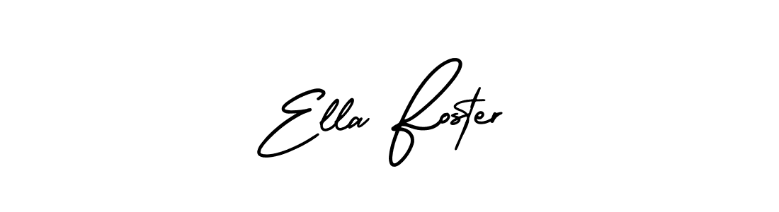 Similarly AmerikaSignatureDemo-Regular is the best handwritten signature design. Signature creator online .You can use it as an online autograph creator for name Ella Foster. Ella Foster signature style 3 images and pictures png