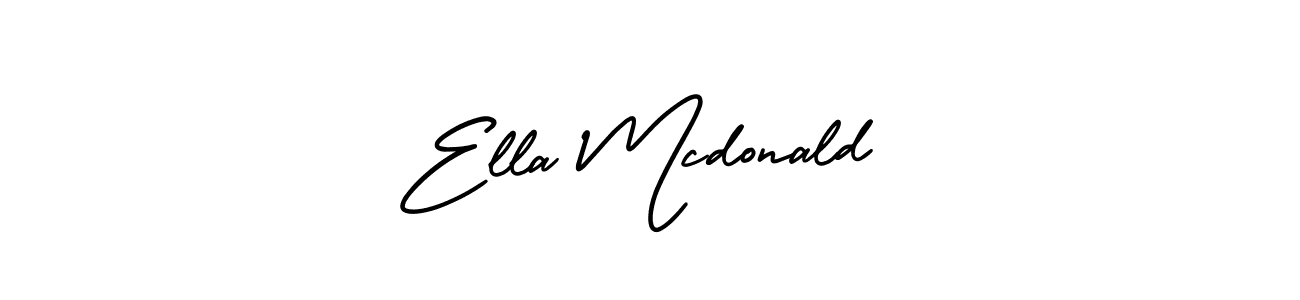 Make a short Ella Mcdonald signature style. Manage your documents anywhere anytime using AmerikaSignatureDemo-Regular. Create and add eSignatures, submit forms, share and send files easily. Ella Mcdonald signature style 3 images and pictures png