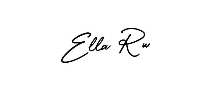 if you are searching for the best signature style for your name Ella Rw. so please give up your signature search. here we have designed multiple signature styles  using AmerikaSignatureDemo-Regular. Ella Rw signature style 3 images and pictures png