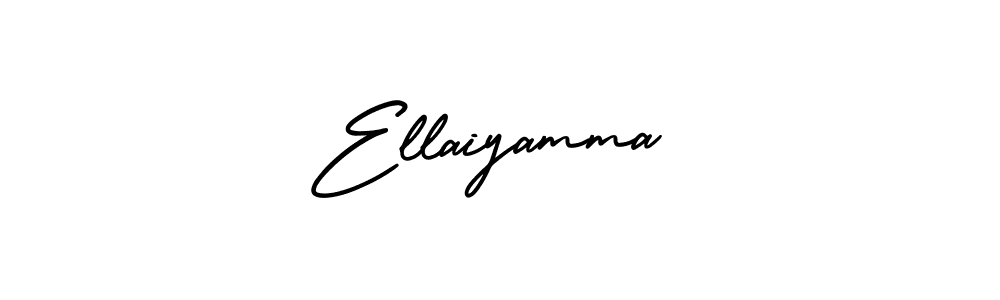 Design your own signature with our free online signature maker. With this signature software, you can create a handwritten (AmerikaSignatureDemo-Regular) signature for name Ellaiyamma. Ellaiyamma signature style 3 images and pictures png