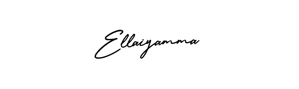 Design your own signature with our free online signature maker. With this signature software, you can create a handwritten (AmerikaSignatureDemo-Regular) signature for name Ellaiyamma. Ellaiyamma signature style 3 images and pictures png