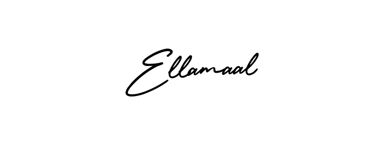 You should practise on your own different ways (AmerikaSignatureDemo-Regular) to write your name (Ellamaal) in signature. don't let someone else do it for you. Ellamaal signature style 3 images and pictures png
