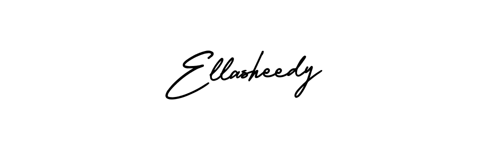 AmerikaSignatureDemo-Regular is a professional signature style that is perfect for those who want to add a touch of class to their signature. It is also a great choice for those who want to make their signature more unique. Get Ellasheedy name to fancy signature for free. Ellasheedy signature style 3 images and pictures png