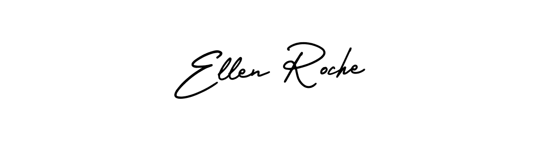 The best way (AmerikaSignatureDemo-Regular) to make a short signature is to pick only two or three words in your name. The name Ellen Roche include a total of six letters. For converting this name. Ellen Roche signature style 3 images and pictures png