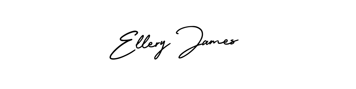 Make a beautiful signature design for name Ellery James. With this signature (AmerikaSignatureDemo-Regular) style, you can create a handwritten signature for free. Ellery James signature style 3 images and pictures png