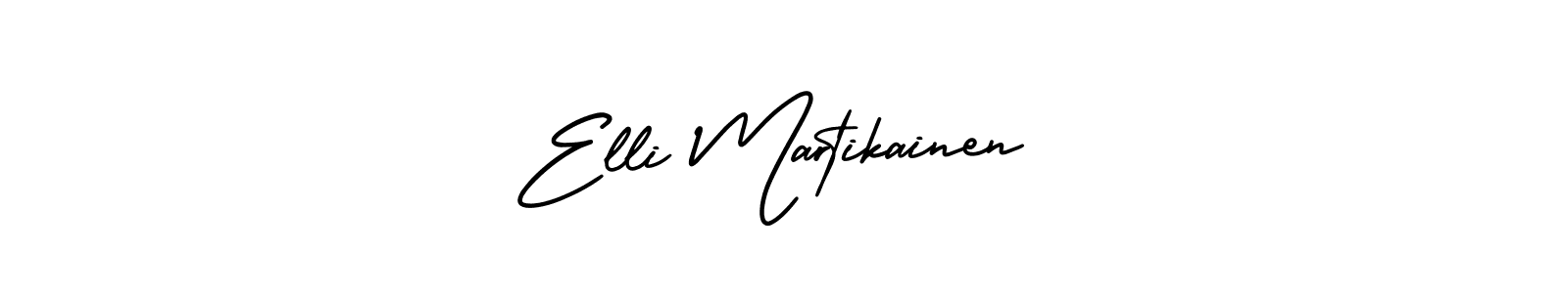 Elli Martikainen stylish signature style. Best Handwritten Sign (AmerikaSignatureDemo-Regular) for my name. Handwritten Signature Collection Ideas for my name Elli Martikainen. Elli Martikainen signature style 3 images and pictures png