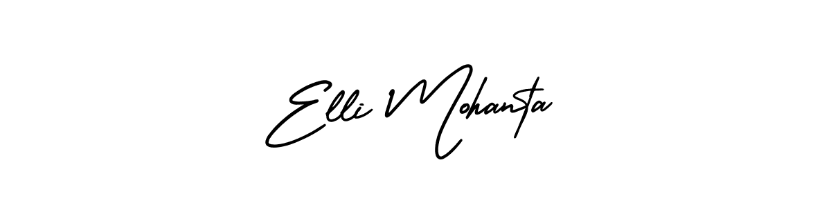 Similarly AmerikaSignatureDemo-Regular is the best handwritten signature design. Signature creator online .You can use it as an online autograph creator for name Elli Mohanta. Elli Mohanta signature style 3 images and pictures png