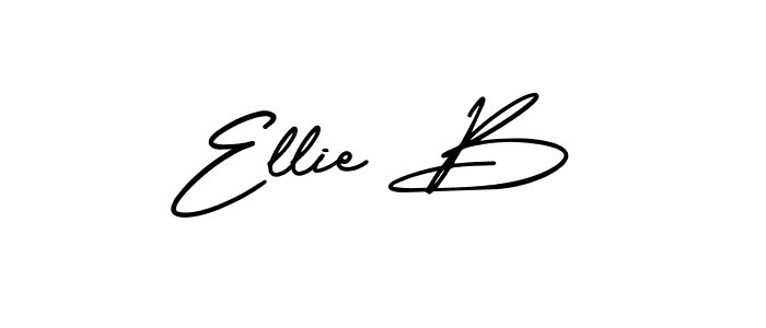 AmerikaSignatureDemo-Regular is a professional signature style that is perfect for those who want to add a touch of class to their signature. It is also a great choice for those who want to make their signature more unique. Get Ellie B name to fancy signature for free. Ellie B signature style 3 images and pictures png