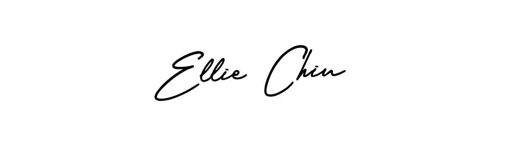 You should practise on your own different ways (AmerikaSignatureDemo-Regular) to write your name (Ellie Chiu) in signature. don't let someone else do it for you. Ellie Chiu signature style 3 images and pictures png