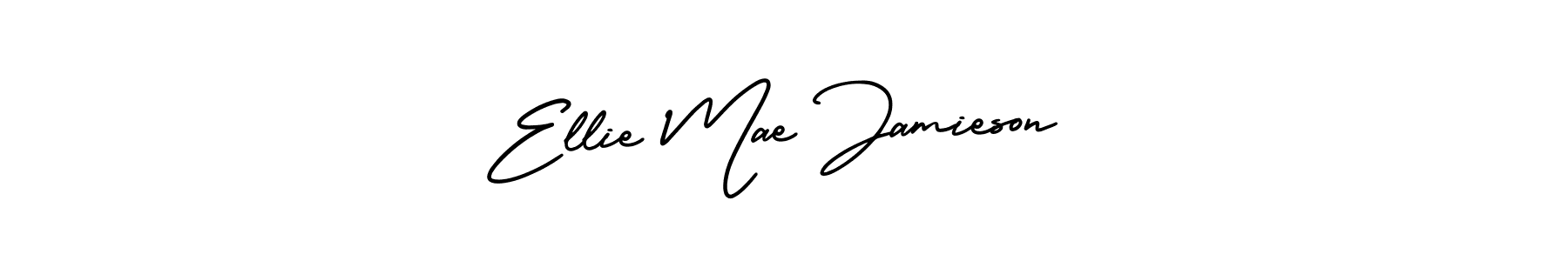 Use a signature maker to create a handwritten signature online. With this signature software, you can design (AmerikaSignatureDemo-Regular) your own signature for name Ellie Mae Jamieson. Ellie Mae Jamieson signature style 3 images and pictures png