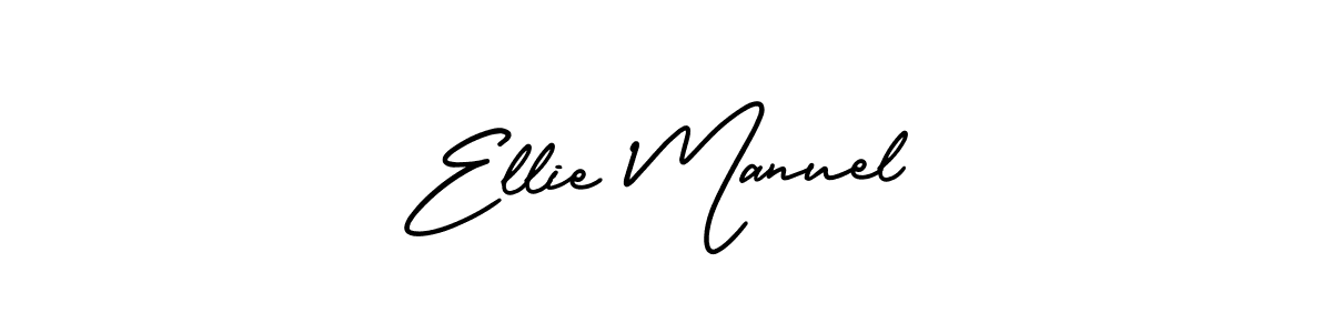 Also You can easily find your signature by using the search form. We will create Ellie Manuel name handwritten signature images for you free of cost using AmerikaSignatureDemo-Regular sign style. Ellie Manuel signature style 3 images and pictures png