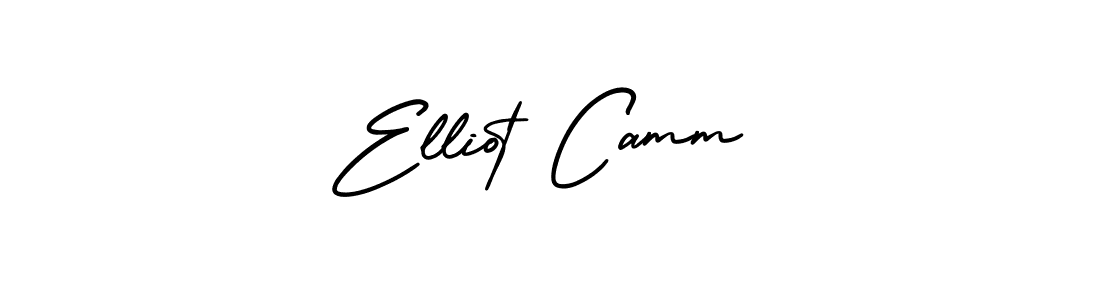 How to make Elliot Camm signature? AmerikaSignatureDemo-Regular is a professional autograph style. Create handwritten signature for Elliot Camm name. Elliot Camm signature style 3 images and pictures png