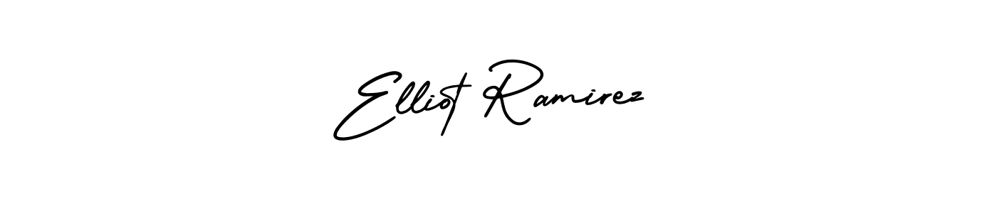 How to make Elliot Ramirez signature? AmerikaSignatureDemo-Regular is a professional autograph style. Create handwritten signature for Elliot Ramirez name. Elliot Ramirez signature style 3 images and pictures png