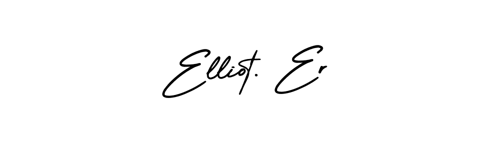 How to make Elliot. Er signature? AmerikaSignatureDemo-Regular is a professional autograph style. Create handwritten signature for Elliot. Er name. Elliot. Er signature style 3 images and pictures png
