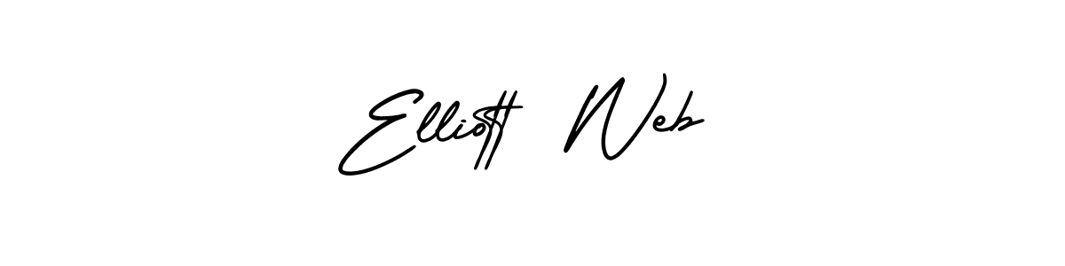 Make a beautiful signature design for name Elliott  Web. Use this online signature maker to create a handwritten signature for free. Elliott  Web signature style 3 images and pictures png