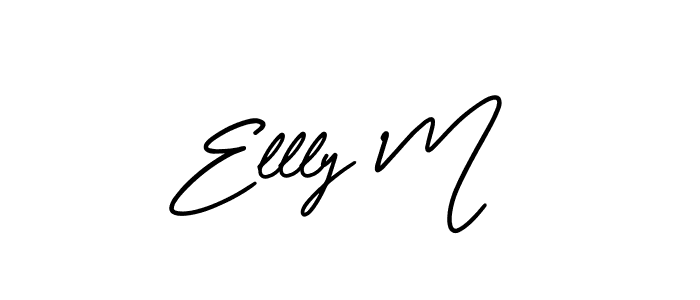 Make a short Ellly M signature style. Manage your documents anywhere anytime using AmerikaSignatureDemo-Regular. Create and add eSignatures, submit forms, share and send files easily. Ellly M signature style 3 images and pictures png