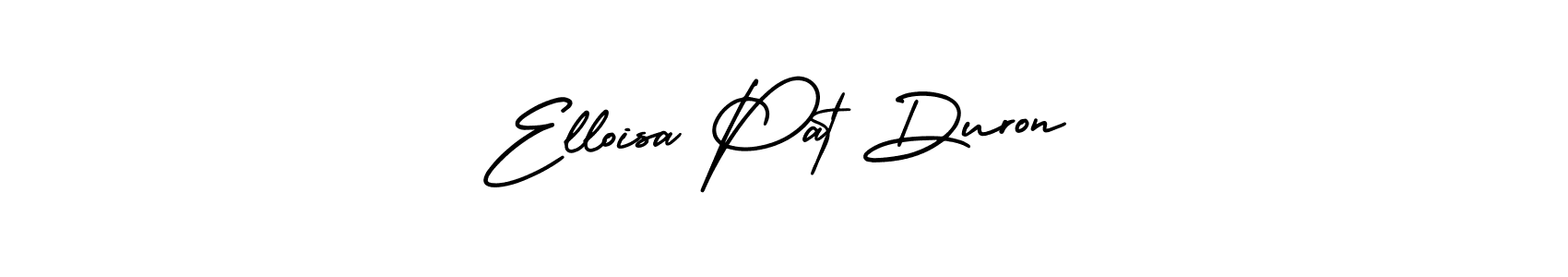 It looks lik you need a new signature style for name Elloisa Pat Duron. Design unique handwritten (AmerikaSignatureDemo-Regular) signature with our free signature maker in just a few clicks. Elloisa Pat Duron signature style 3 images and pictures png
