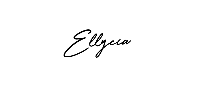 Also we have Ellycia name is the best signature style. Create professional handwritten signature collection using AmerikaSignatureDemo-Regular autograph style. Ellycia signature style 3 images and pictures png