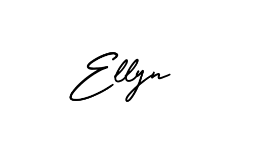 It looks lik you need a new signature style for name Ellyn. Design unique handwritten (AmerikaSignatureDemo-Regular) signature with our free signature maker in just a few clicks. Ellyn signature style 3 images and pictures png