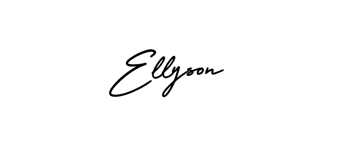 if you are searching for the best signature style for your name Ellyson. so please give up your signature search. here we have designed multiple signature styles  using AmerikaSignatureDemo-Regular. Ellyson signature style 3 images and pictures png