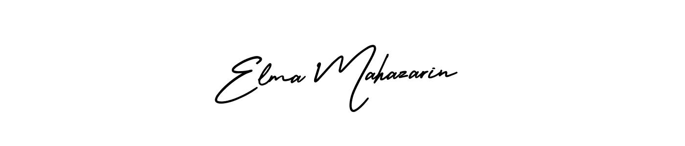 Make a beautiful signature design for name Elma Mahazarin. Use this online signature maker to create a handwritten signature for free. Elma Mahazarin signature style 3 images and pictures png