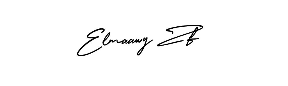 Design your own signature with our free online signature maker. With this signature software, you can create a handwritten (AmerikaSignatureDemo-Regular) signature for name Elmaawy Zf. Elmaawy Zf signature style 3 images and pictures png