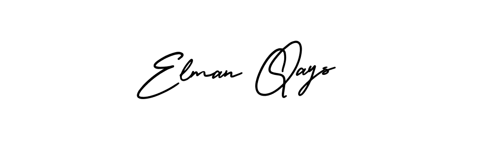 if you are searching for the best signature style for your name Elman Qays. so please give up your signature search. here we have designed multiple signature styles  using AmerikaSignatureDemo-Regular. Elman Qays signature style 3 images and pictures png