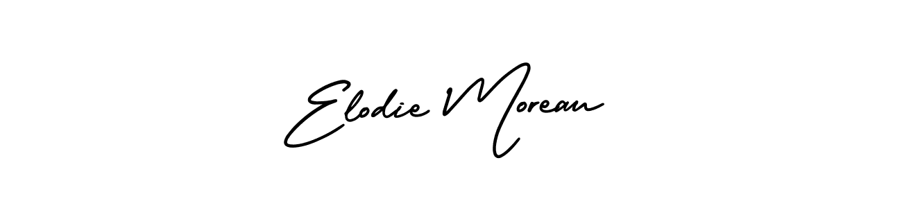Create a beautiful signature design for name Elodie Moreau. With this signature (AmerikaSignatureDemo-Regular) fonts, you can make a handwritten signature for free. Elodie Moreau signature style 3 images and pictures png