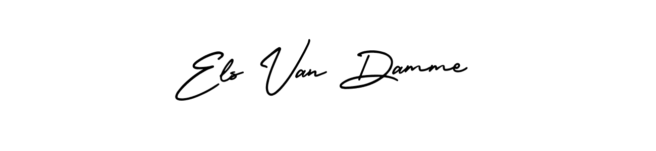 Also You can easily find your signature by using the search form. We will create Els Van Damme name handwritten signature images for you free of cost using AmerikaSignatureDemo-Regular sign style. Els Van Damme signature style 3 images and pictures png