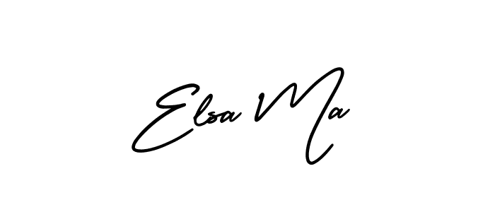 Once you've used our free online signature maker to create your best signature AmerikaSignatureDemo-Regular style, it's time to enjoy all of the benefits that Elsa Ma name signing documents. Elsa Ma signature style 3 images and pictures png