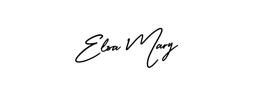 This is the best signature style for the Elsa Mary name. Also you like these signature font (AmerikaSignatureDemo-Regular). Mix name signature. Elsa Mary signature style 3 images and pictures png