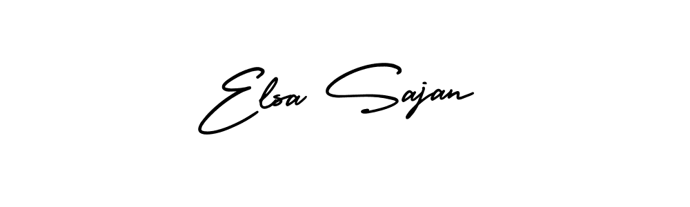 This is the best signature style for the Elsa Sajan name. Also you like these signature font (AmerikaSignatureDemo-Regular). Mix name signature. Elsa Sajan signature style 3 images and pictures png