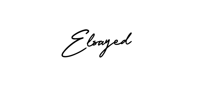 Design your own signature with our free online signature maker. With this signature software, you can create a handwritten (AmerikaSignatureDemo-Regular) signature for name Elsayed. Elsayed signature style 3 images and pictures png