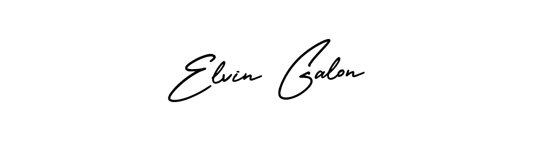 AmerikaSignatureDemo-Regular is a professional signature style that is perfect for those who want to add a touch of class to their signature. It is also a great choice for those who want to make their signature more unique. Get Elvin Galon name to fancy signature for free. Elvin Galon signature style 3 images and pictures png