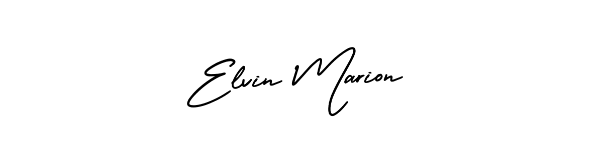 This is the best signature style for the Elvin Marion name. Also you like these signature font (AmerikaSignatureDemo-Regular). Mix name signature. Elvin Marion signature style 3 images and pictures png