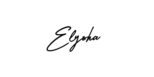 Also You can easily find your signature by using the search form. We will create Elysha name handwritten signature images for you free of cost using AmerikaSignatureDemo-Regular sign style. Elysha signature style 3 images and pictures png