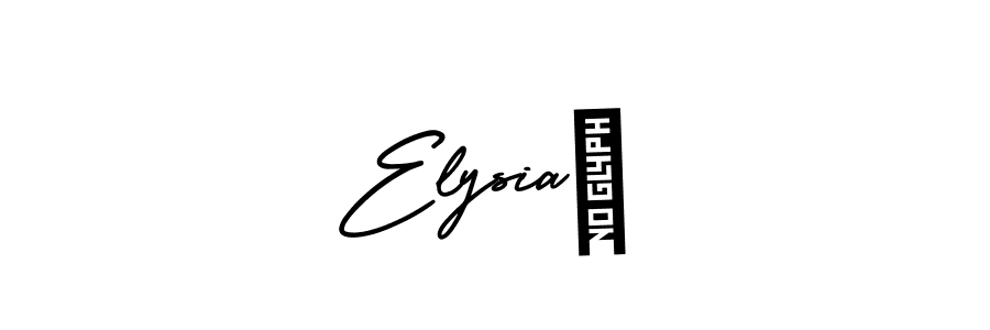AmerikaSignatureDemo-Regular is a professional signature style that is perfect for those who want to add a touch of class to their signature. It is also a great choice for those who want to make their signature more unique. Get Elysia♡ name to fancy signature for free. Elysia♡ signature style 3 images and pictures png