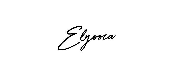 Make a beautiful signature design for name Elyssia. Use this online signature maker to create a handwritten signature for free. Elyssia signature style 3 images and pictures png
