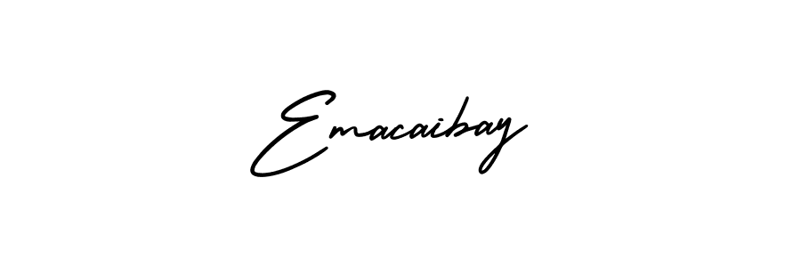 Make a short Emacaibay signature style. Manage your documents anywhere anytime using AmerikaSignatureDemo-Regular. Create and add eSignatures, submit forms, share and send files easily. Emacaibay signature style 3 images and pictures png