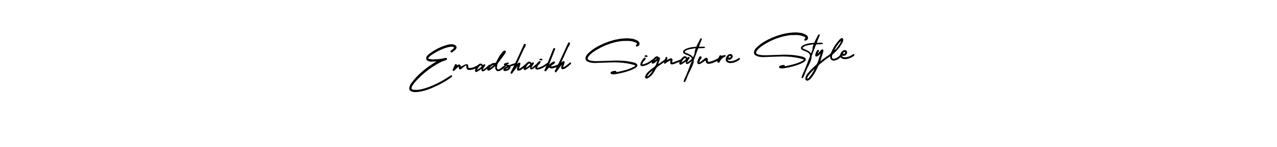 Make a beautiful signature design for name Emadshaikh Signature Style. Use this online signature maker to create a handwritten signature for free. Emadshaikh Signature Style signature style 3 images and pictures png