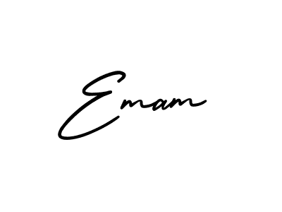 Make a beautiful signature design for name Emam. With this signature (AmerikaSignatureDemo-Regular) style, you can create a handwritten signature for free. Emam signature style 3 images and pictures png