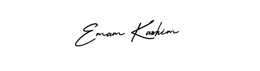 How to make Emam Kashim name signature. Use AmerikaSignatureDemo-Regular style for creating short signs online. This is the latest handwritten sign. Emam Kashim signature style 3 images and pictures png