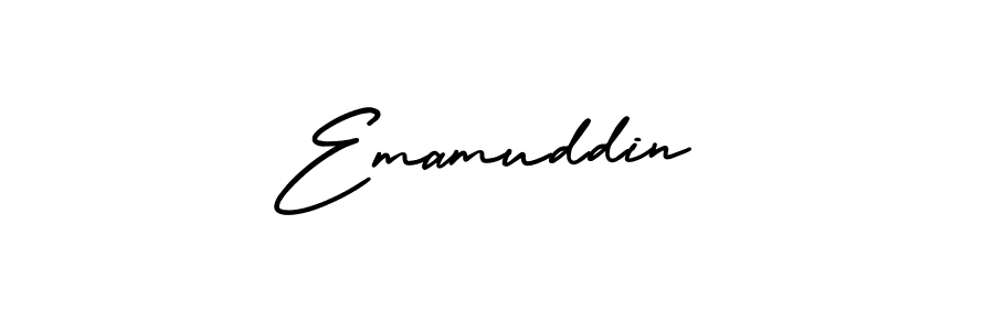 How to Draw Emamuddin signature style? AmerikaSignatureDemo-Regular is a latest design signature styles for name Emamuddin. Emamuddin signature style 3 images and pictures png