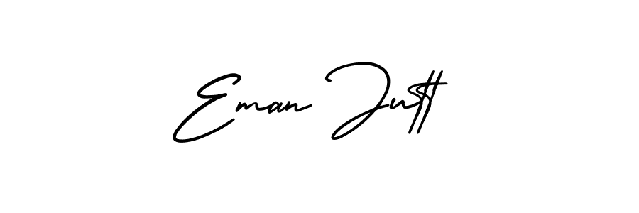 It looks lik you need a new signature style for name Eman Jutt. Design unique handwritten (AmerikaSignatureDemo-Regular) signature with our free signature maker in just a few clicks. Eman Jutt signature style 3 images and pictures png