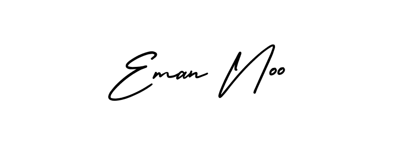 It looks lik you need a new signature style for name Eman Noo. Design unique handwritten (AmerikaSignatureDemo-Regular) signature with our free signature maker in just a few clicks. Eman Noo signature style 3 images and pictures png