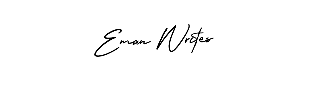 It looks lik you need a new signature style for name Eman Writes. Design unique handwritten (AmerikaSignatureDemo-Regular) signature with our free signature maker in just a few clicks. Eman Writes signature style 3 images and pictures png