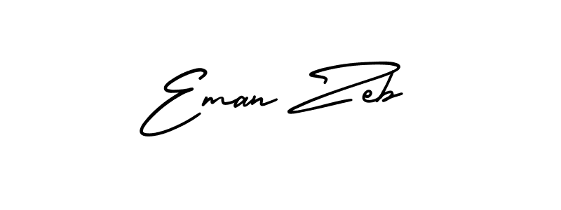 This is the best signature style for the Eman Zeb name. Also you like these signature font (AmerikaSignatureDemo-Regular). Mix name signature. Eman Zeb signature style 3 images and pictures png