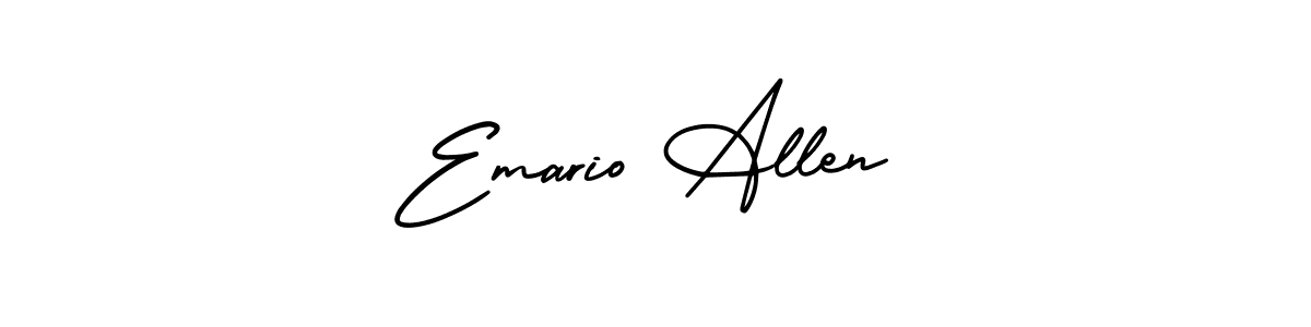 Similarly AmerikaSignatureDemo-Regular is the best handwritten signature design. Signature creator online .You can use it as an online autograph creator for name Emario Allen. Emario Allen signature style 3 images and pictures png