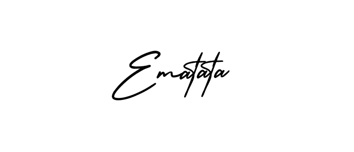 Once you've used our free online signature maker to create your best signature AmerikaSignatureDemo-Regular style, it's time to enjoy all of the benefits that Ematata name signing documents. Ematata signature style 3 images and pictures png